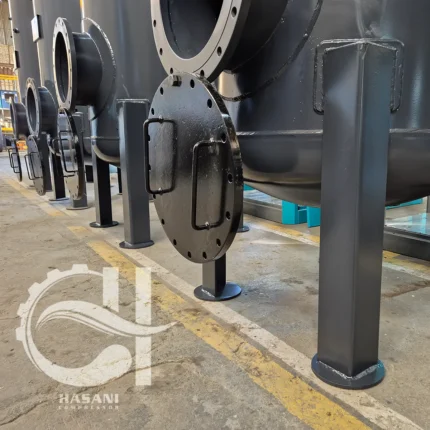 مخزن هوای فشرده 1000 لیتری با استاندارد ساخت ASME