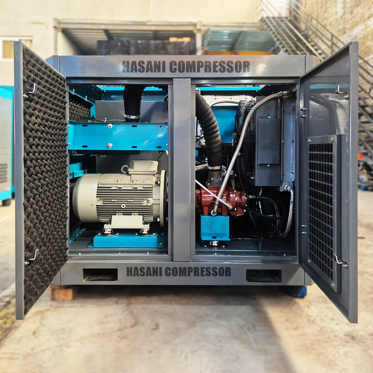 کمپرسور اسکرو 7.5 کیلووات مدل A10VSD - سیستم کوپل مستقیم