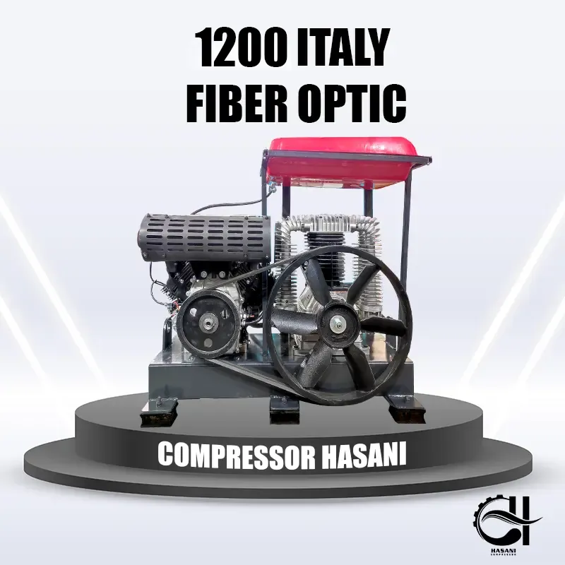 air compressor gasoline 1200 Italy copy کمپرسور باد 1200 لیتری بنرینی فشارقوی (15 بار) مناسب شوتینگ فیبرنوری -