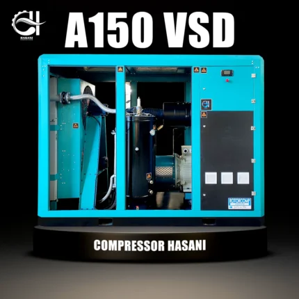 کمپرسور اسکرو 110کیلووات مدل A150 دورمتغیر و کوپل مستقیم