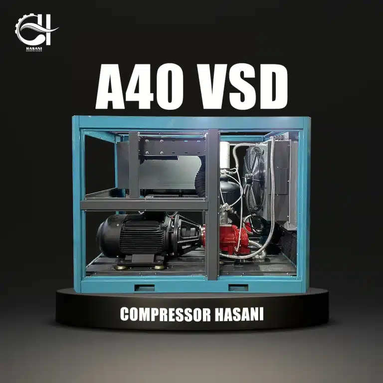 کمپرسور اسکرو دور متغیر 30 کیلووات مدل A40VSD