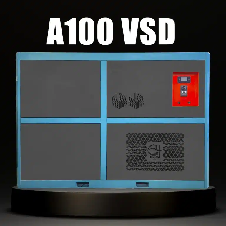 کمپرسور اسکرو صنعتی A100VSD-کوپل مستقیم و اینورتر
