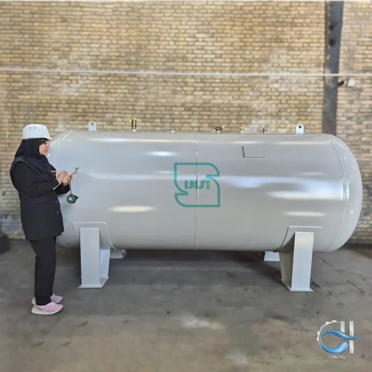 مخزن گاز 6000 لیتری استاندارد-3تن =1500 گالن - مخزن گاز حسنی