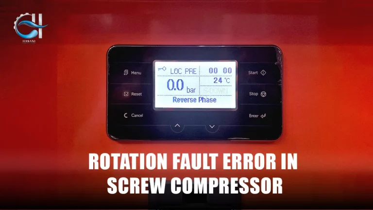 خطای روتیشن فالت کمپرسور اسکرو- بنر