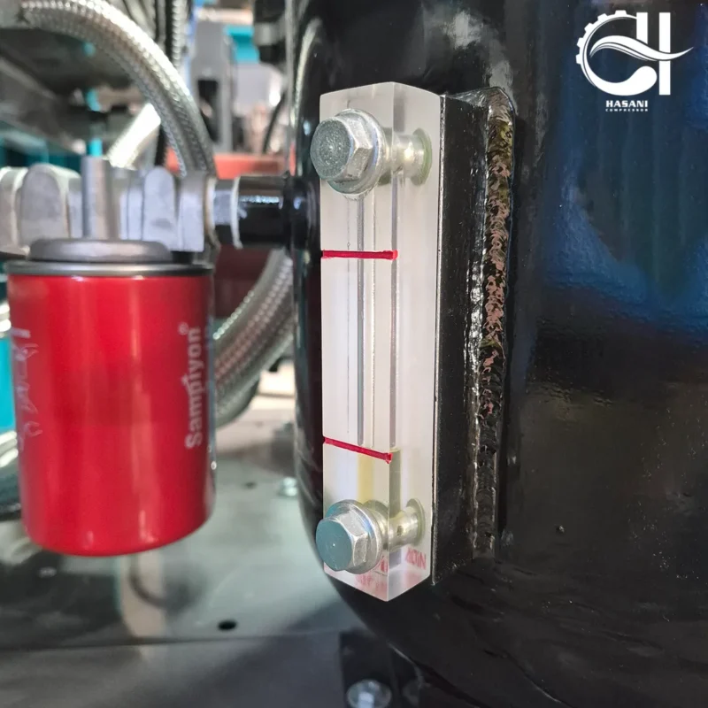 نشانگر میزان روغن کمپرسور اسکرو