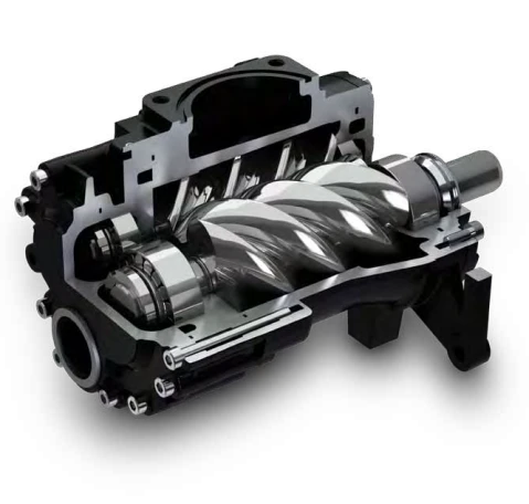 ایرند کمپرسور اسکرو تک مرحله ای