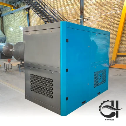 کمپرسور اسکرو A75 کوپل متسقیم و اینورتر - نمای کناری